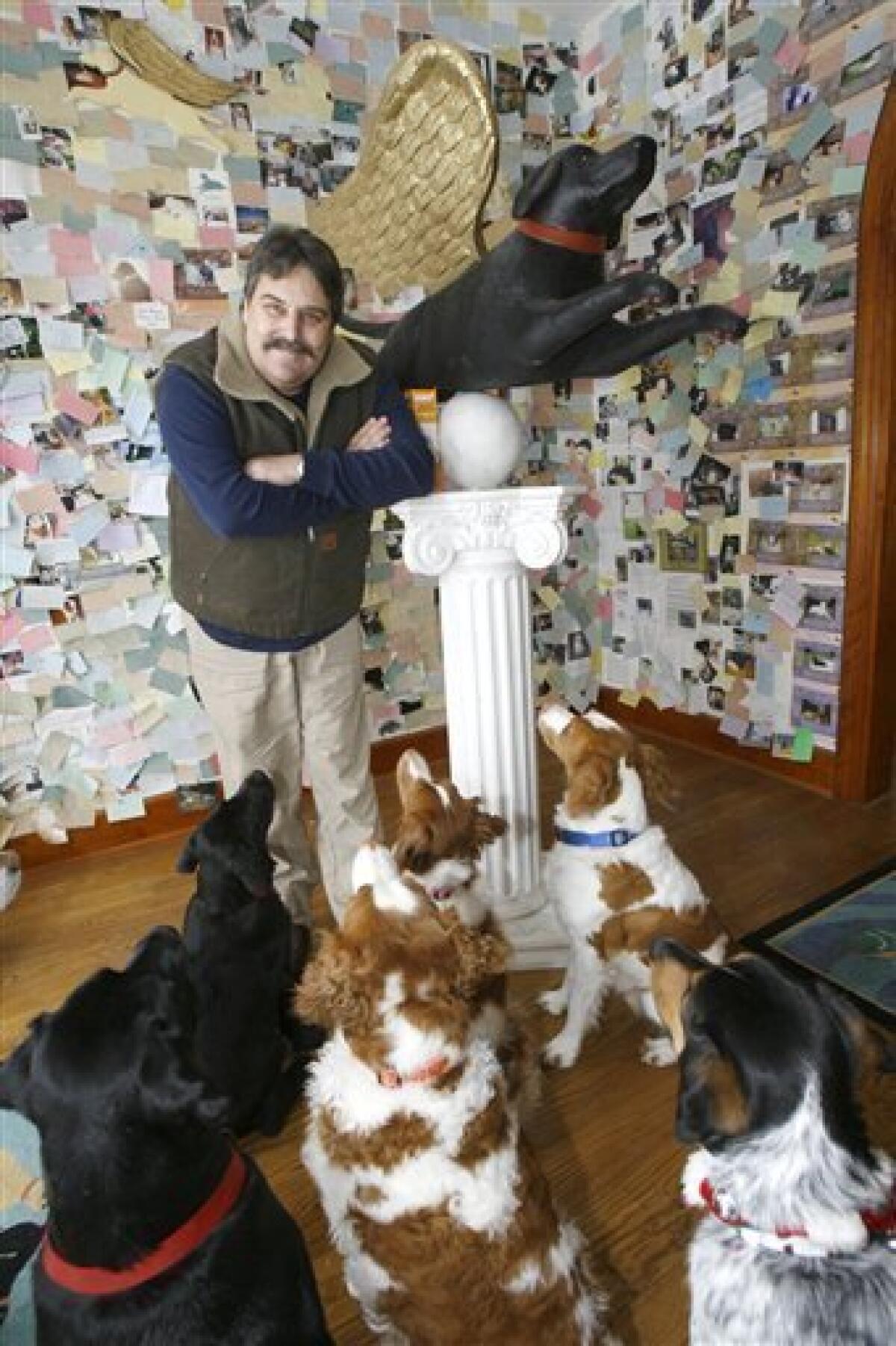 Artist Stephen Huneck dog chapel founder dies The San Diego